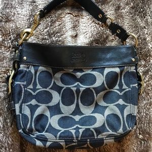 Denim Coach signature bag